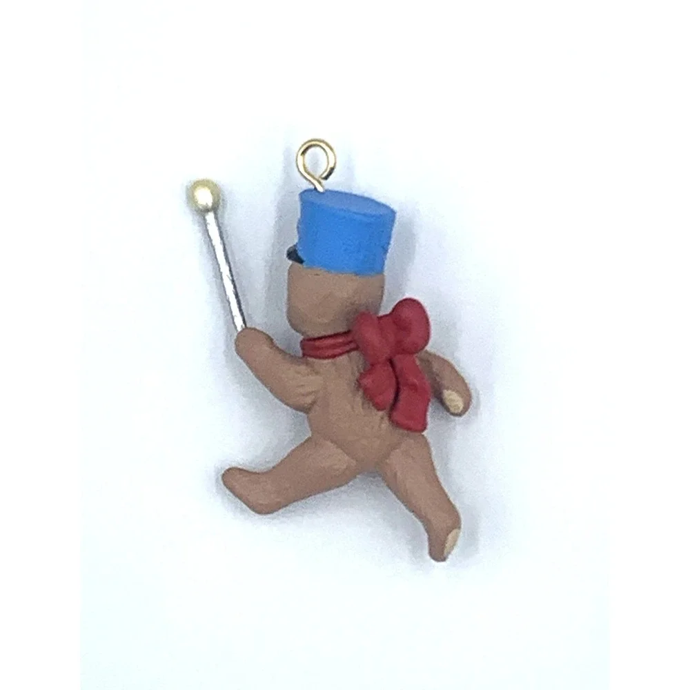 Vintage Hallmark‎ Miniature March of the Teddy Bears Series #1 Ornament NOS